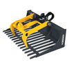 Rock Bucket With Grapple Attachment for Mini Track Loader (SKU: STL1000)