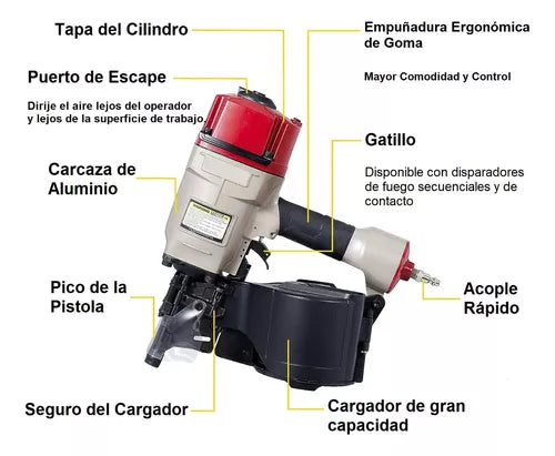 Clavadora Neumatica  Clavos Paletera CN55