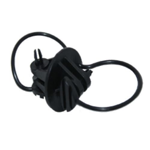 Aisladores para postes Aus agro  de dos pines  Balde de 75 unidades