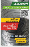 Alambre Australiano alta resistencia 17/15 x 1000 mts.